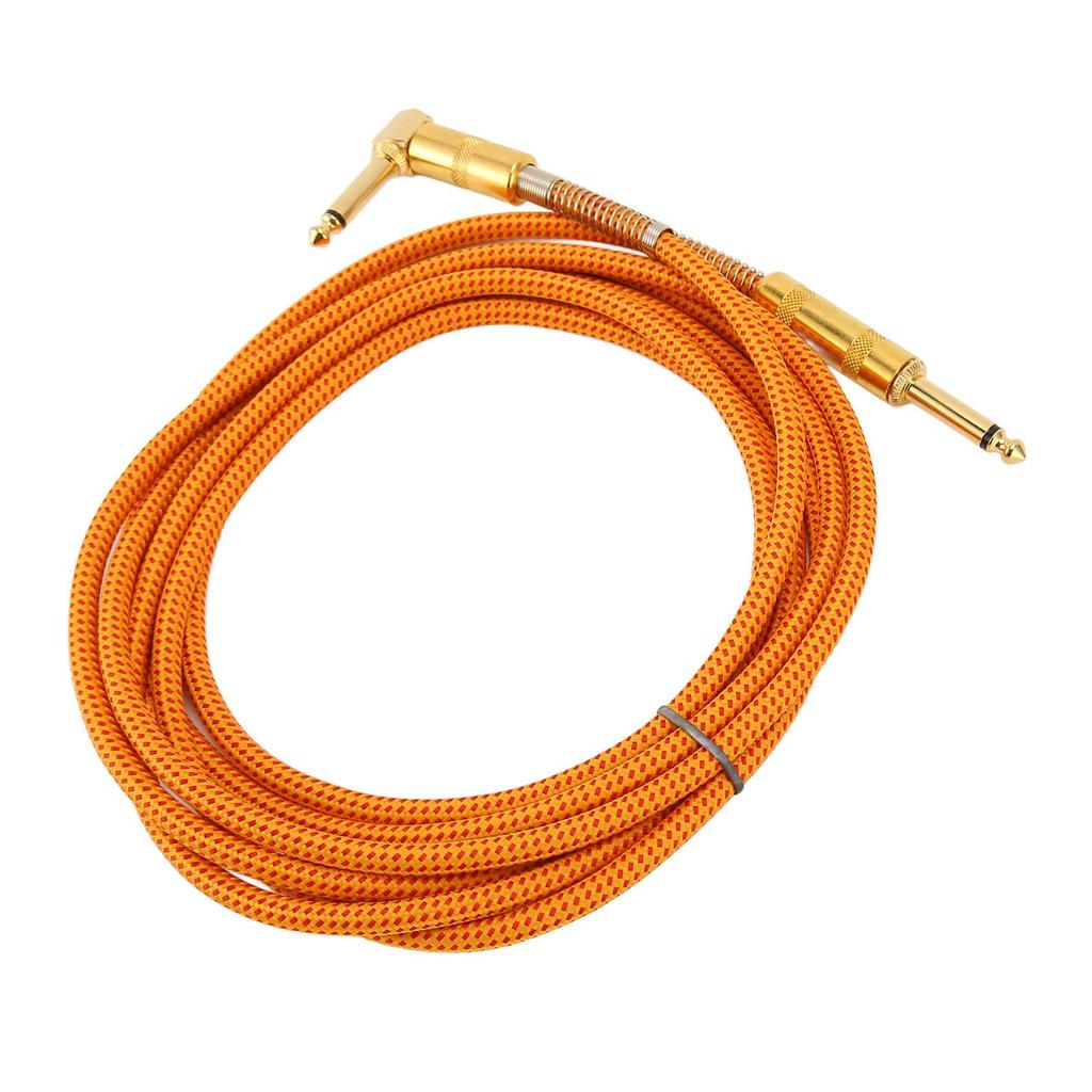 1 4 Inch Instrument Cable Straight 6.35mm Male Jack Stereo Sound Guitar Cable Bass AMP Cord for Electric Guitar Bass