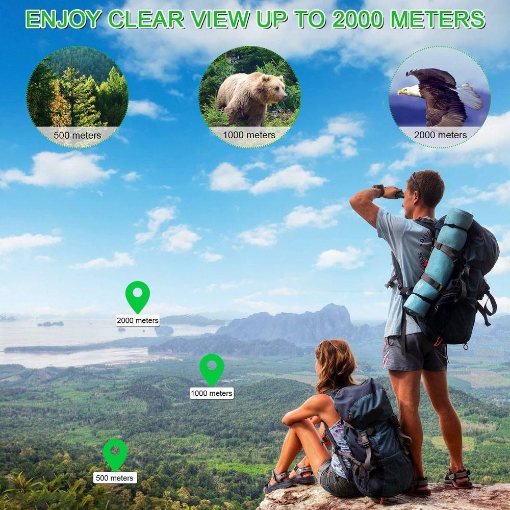 Telescop Monocular 16x52 Telescop Spion de Noapte de Înaltă Definiție pentru Drumeții și Alpinism