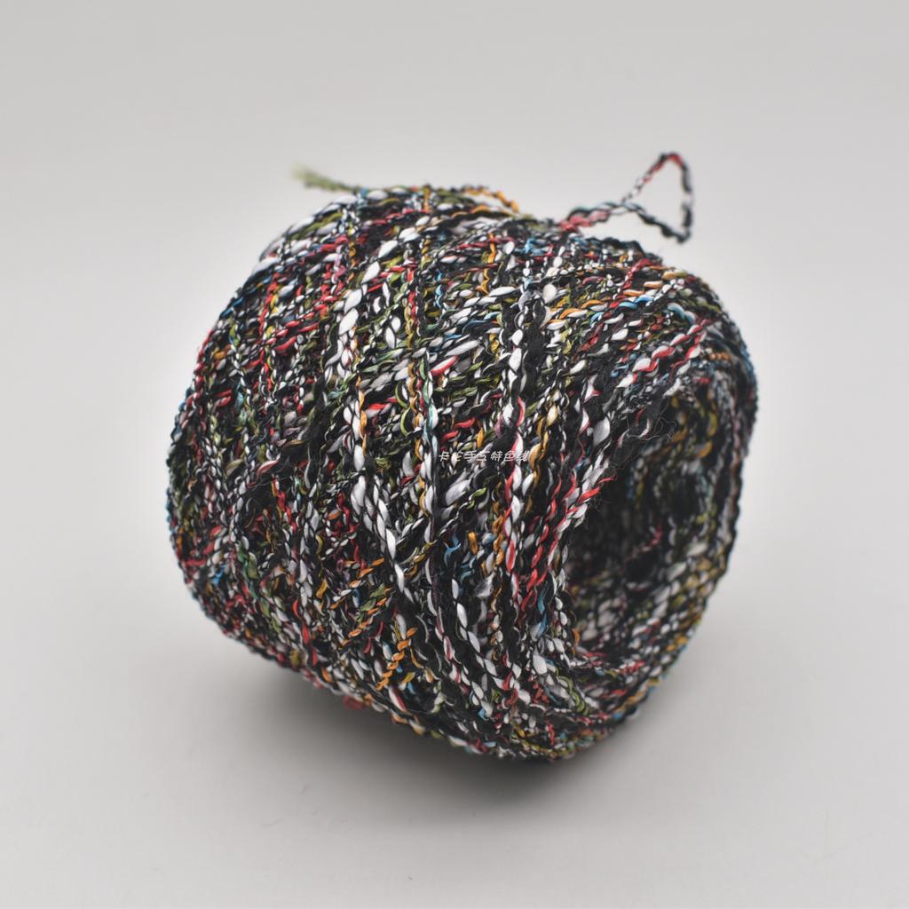 Handmade Specialty Yarn Double Color Segmented Dyeing Mixed Fiber Large Belly DIY Knitting Special Yarn 491 Autumn 2026
