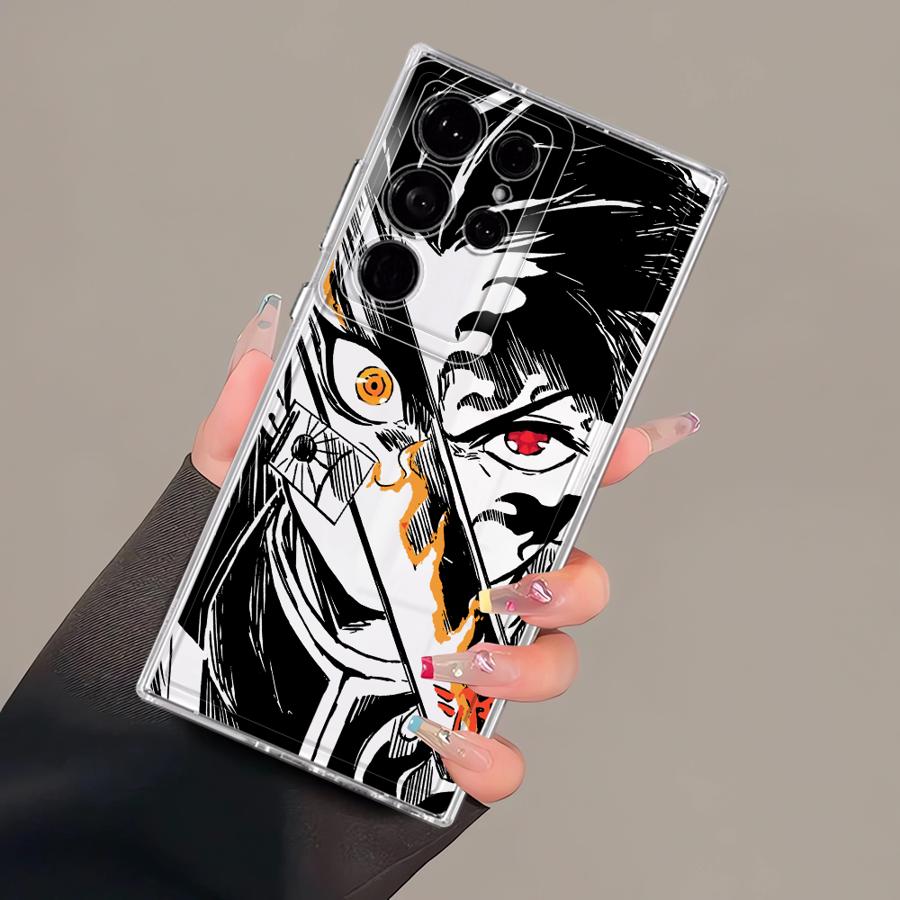 Hot D-emon Anime S-layer Case for Samsung Galaxy S26 Note 20 Ultra 10 S25 Edge S20 Plus S24 S21 S22 FE S23 Ultra Phone Cover