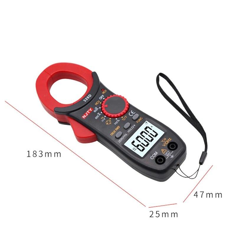 1 PC TY328D AC and DC Clamp Meter Multimeter Digital Display Clamp Current Current and Voltage Meter