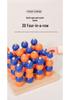 Montessori 3D Four-in-a-Row: Interactive Parent-Child Logic Board Game for Kids