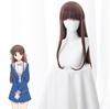 85cm Anime Fruits Basket Tohru Honda Toru Brown Long Wig Cosplay Costume Heat Resistant Synthetic Hair Women Party Cosplay Wigs