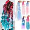 Lantern Braid Twist Braid Bulk Colorful Braided Ponytails Long Bubble Jumbo Braid  for Women