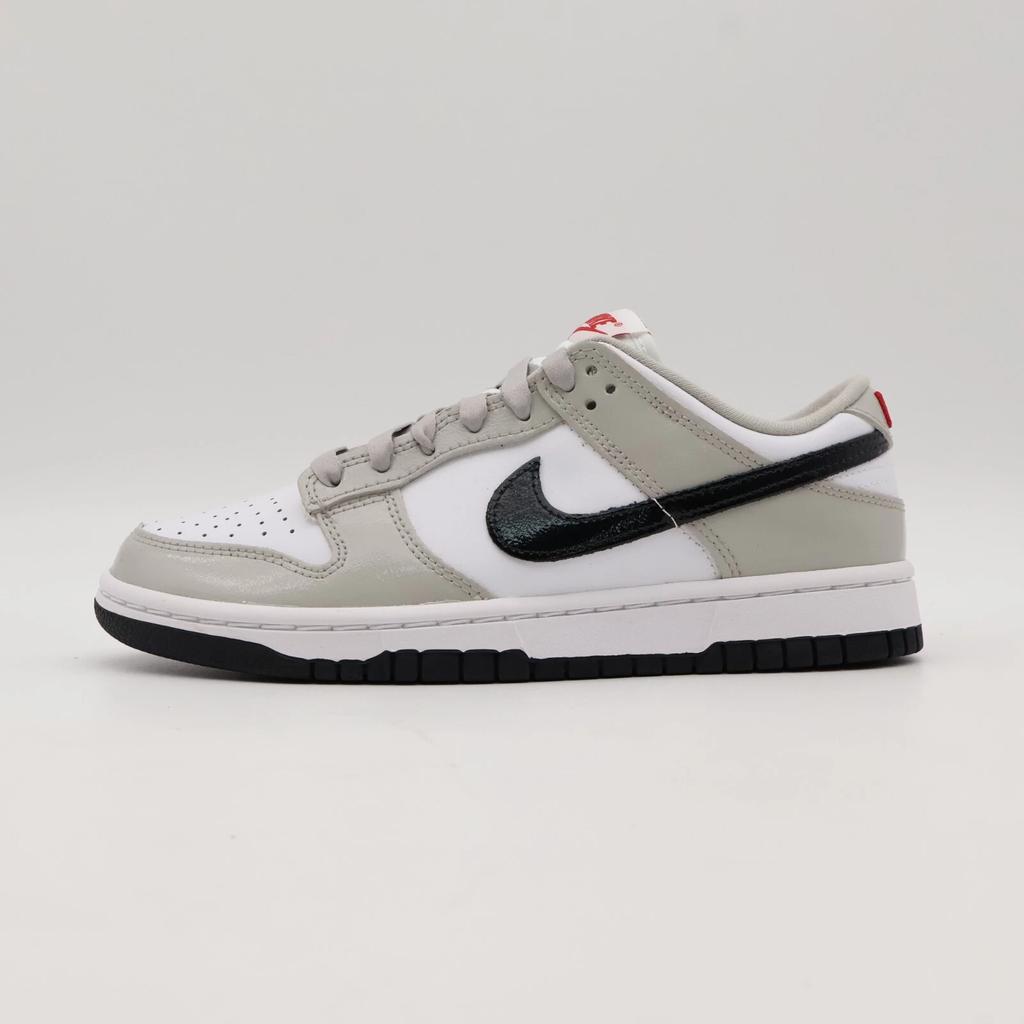 DQ7576-001 Nike WMNS Dunk Low ESS Light Iron Ore Black White Grey Steel Gray
