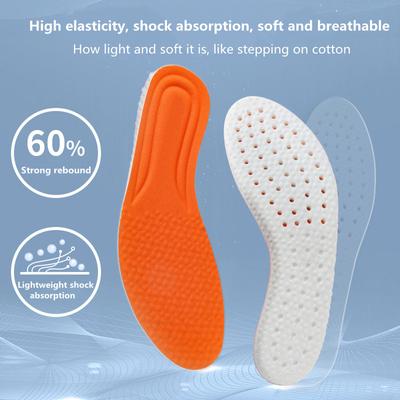 NO.8 Memory Foam Insoles For Shoes Sole Mesh Deodorant Breathable Cushion Running Insole For Feet Man Women Orthopedic Insoles