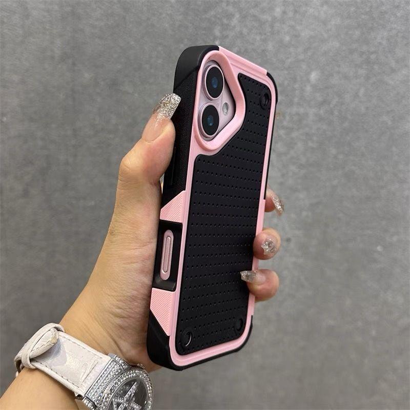 Armor Handyhülle für Apple iPhone 16 Pro Max - PC & Silikon Militärstandard Stoßfest Vollabdeckung für iPhone 16/15/14/13/12/11/Pro/Pro Max/Plus