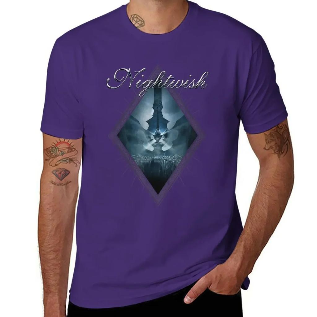 Dark Passion Play (Album Cover Nightwish Logo) Tshirt Animal Prinfor Boys Summer Top Customs Tshirts For Unisex Cotton