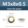 Yigu Durable Brass Flat Washers: M2-M12 Screws