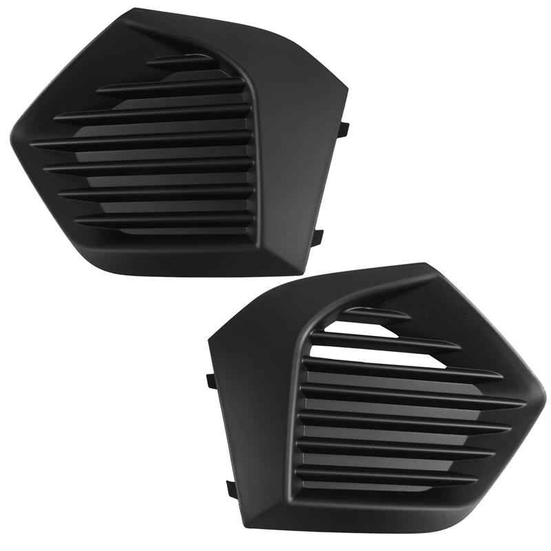 Front Fog Lamp Decorative Cover Frame Bracket Cover 1 Pair For 2008 2019 чёрный
