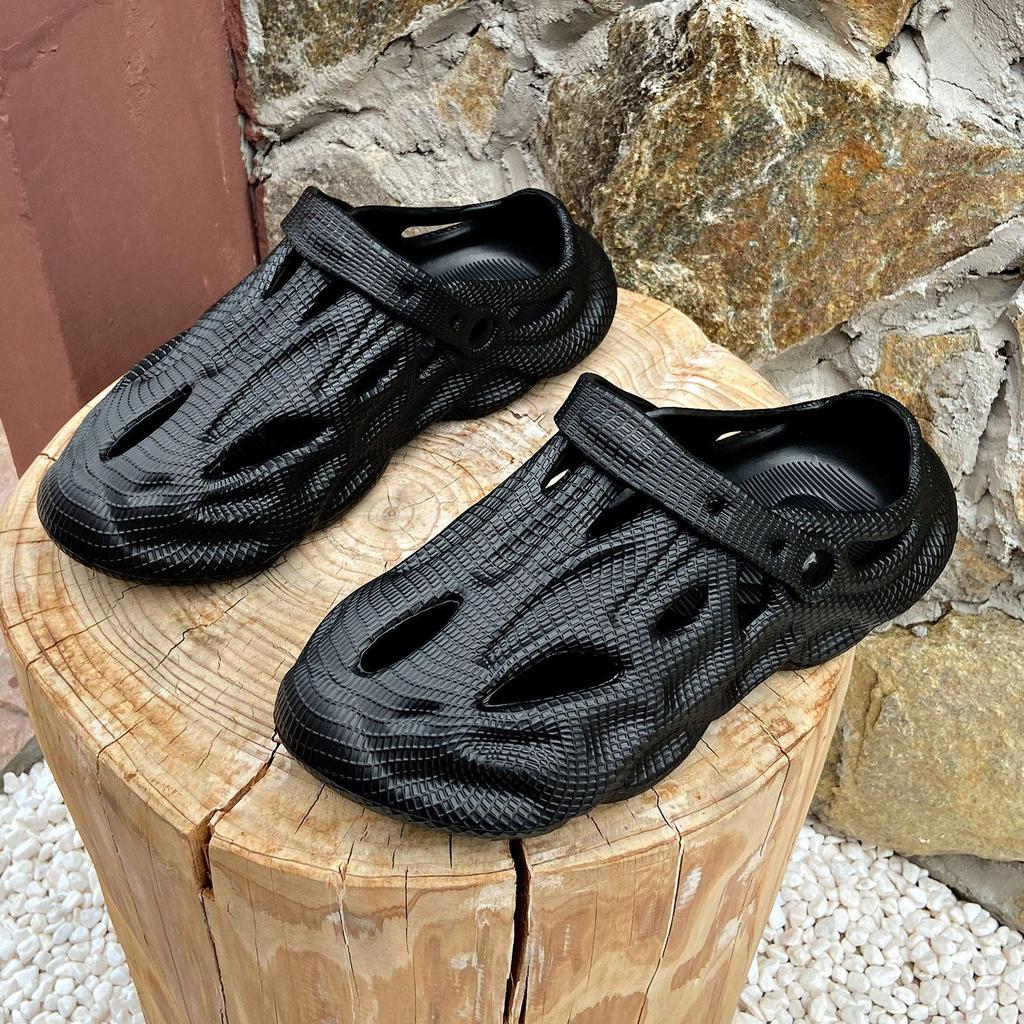 Unisex outdoorové sportovní dřeváky – plážová obuv s uzavřenou špičkou evropského a amerického stylu s inovativním komfortním designem.