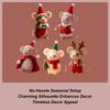 Felt Animals Compact Animal Ornaments Christmas Felt Ornaments Felt Decor For Indoor Windowsills Holiday Bedroom Living Room Den