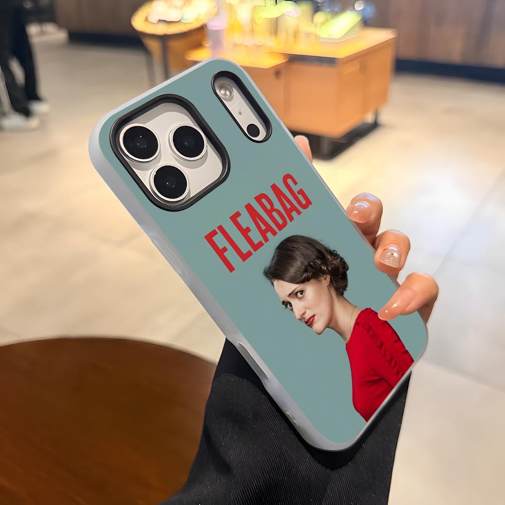 

TV F-Fleabag Phone Case For IPhone 17 Air 16 E 15 14 Plus 13 12 11 Pro Max Jelly 2 In 1 Protective Case iPhone17 Pro