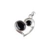 Dainty Black Onyx Gemstone 925 Sterling Silver Jewelry Necklace Pendant For Her CP-3-15