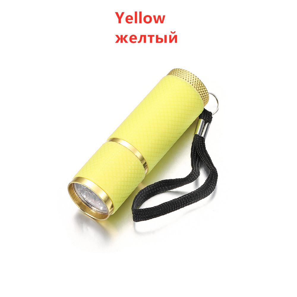4 Colors UV Flashlight 9 Led Ultra Violet Totth Light Lamp For Epoxy UV Resin Cure Adhesive Glue DIY Jewelry Equipments Tool