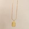 Korean Influencer-Inspired Rhinestone Necklace - Versatile Rose Collarbone Jewelry