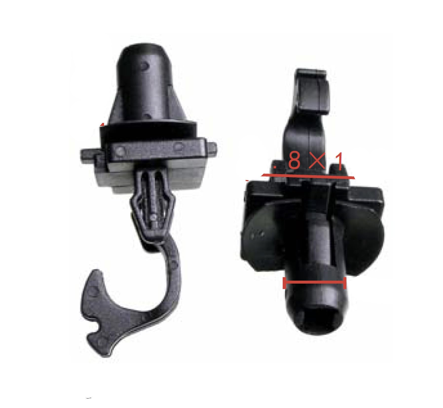 

Windshield Pillar Trim Clip Fits Toyota 6221752120 Nylon 10 Pcs