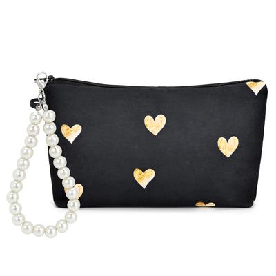 Newseego Küçük Makyaj Kozmetik Büyük Saklama Aleti Çiçekli Baskılı Kadın Çantası, Çanta, Sevimli, Kapasiteli, Şık, Suya Dayanıklı, Çanta, Kılıf,