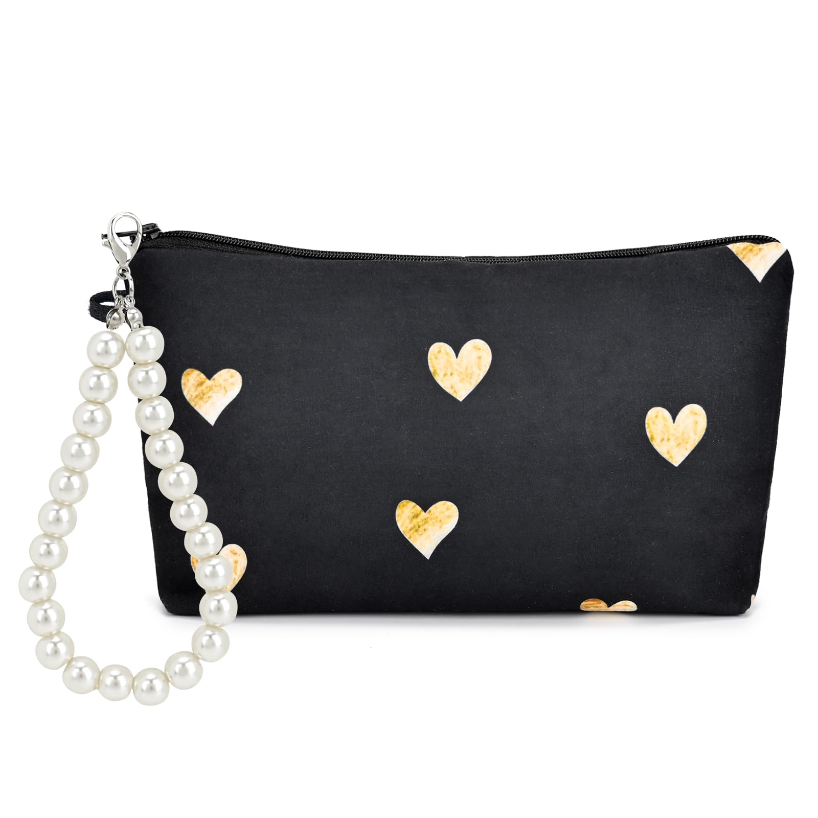 

Newseego Small Makeup Cosmetic Large Storage Gadget Floral Print Women s Pouch, Pouch, Cute, Capacity, Stylish, Water-Repellent, Pouch, Case,