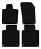 BASIC schwarze Velours-Fußmatten für: Volvo S90 II Lang (2016-)