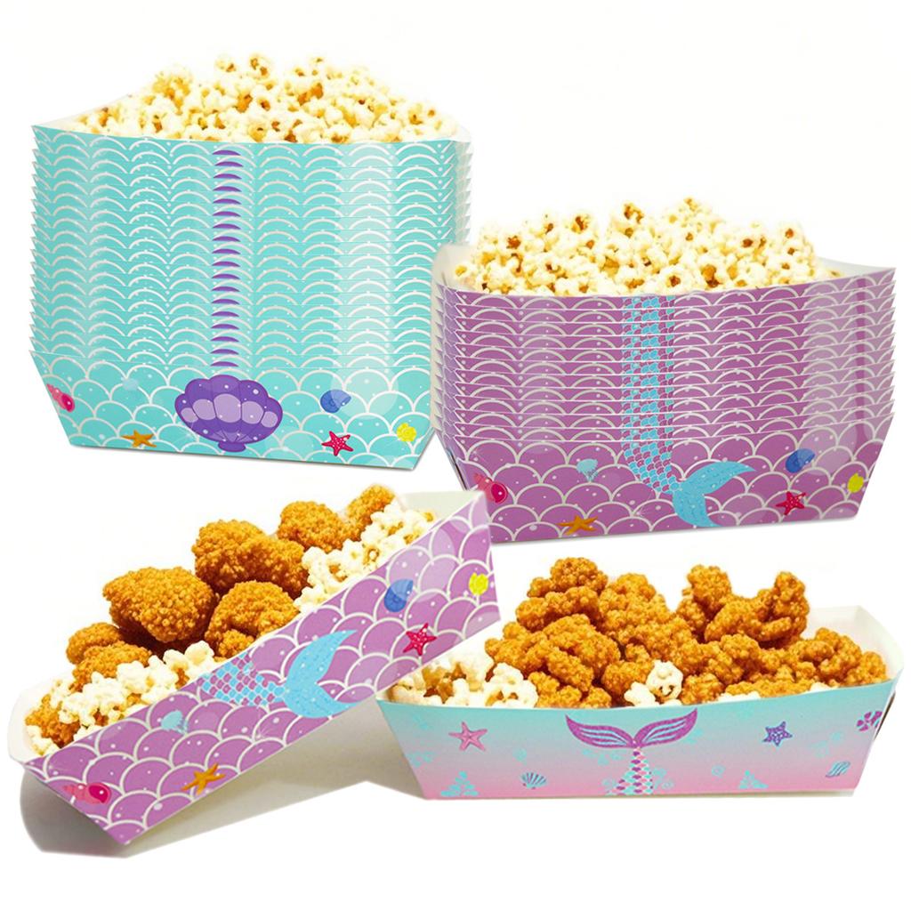 Themenparty Dekokarton Unterwasserwelt Backwaren Popcornbox