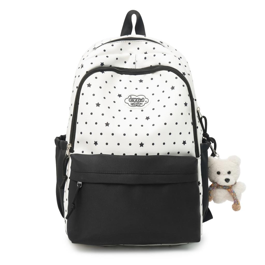 Schoolbag New High-value Japanese Schoolbag Ins Niche Sweet and Cute Star Backpack Junior High School Students Lightweight Backpack