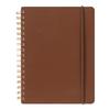 MIDORI 15223006 Grain Ring Notebook, Dark Brown, B6 Modified
