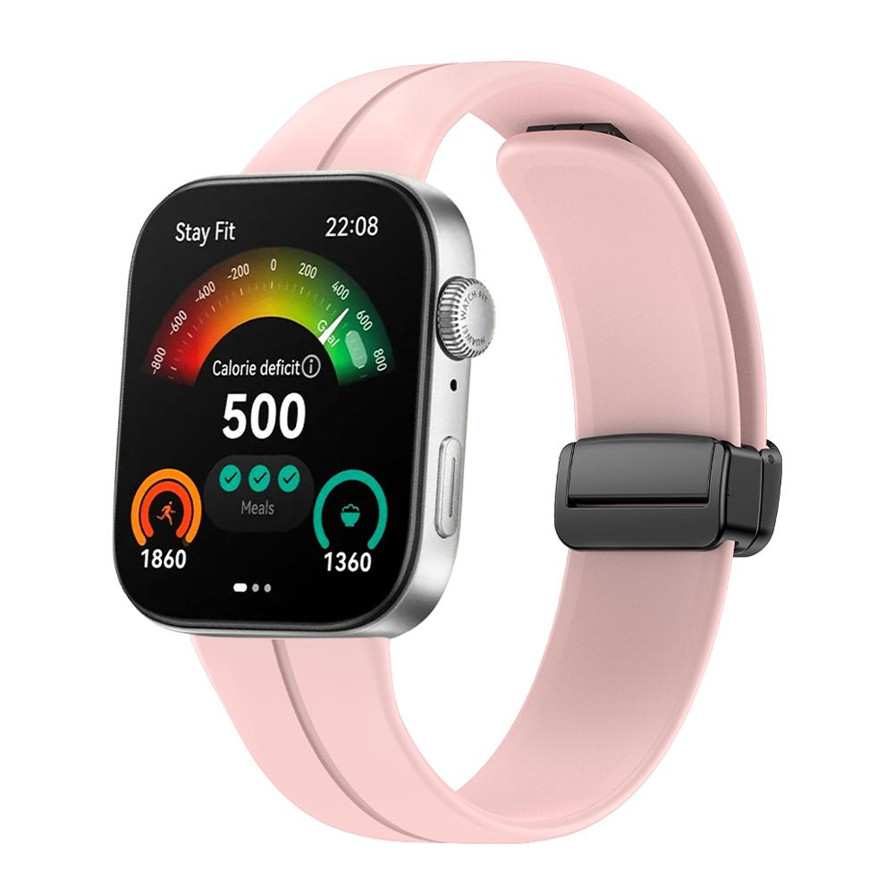 Magnetic Folding Buckle Wrist Band For HUAWEI WATCH FIT 3 Sports Breathable Silicone Strap Replacement Watchband Bracelet