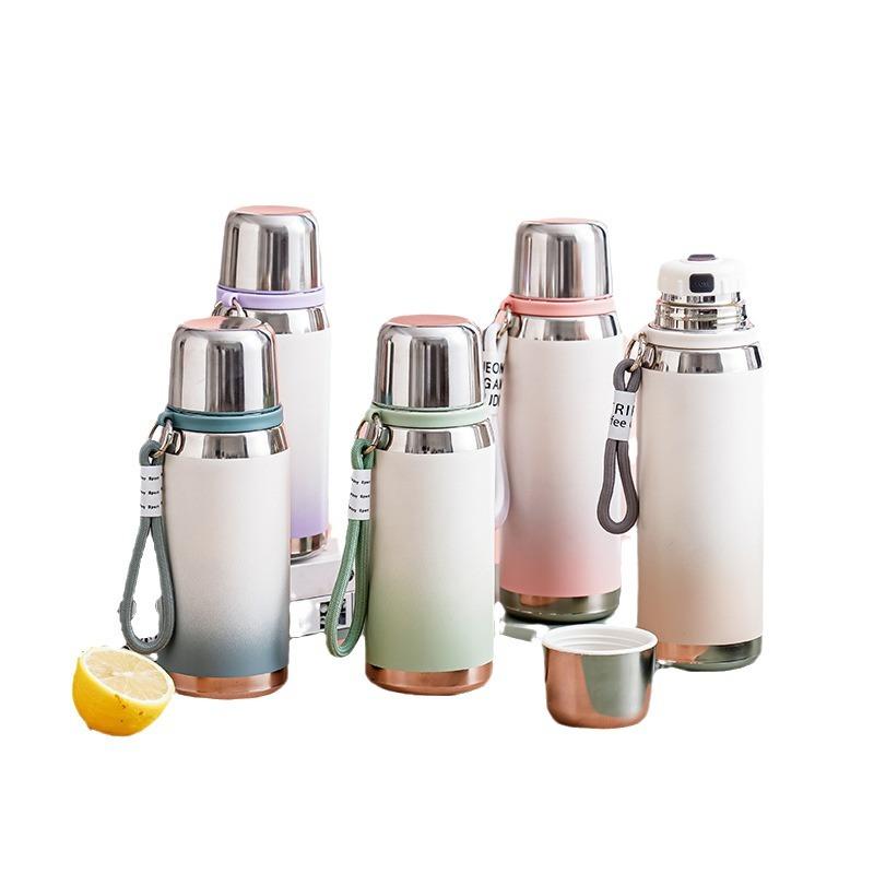 Stainless Steel Insulated Cup Tea Separation Tea Cup Outdoor Portable Mountaineering Travel Water Cup
