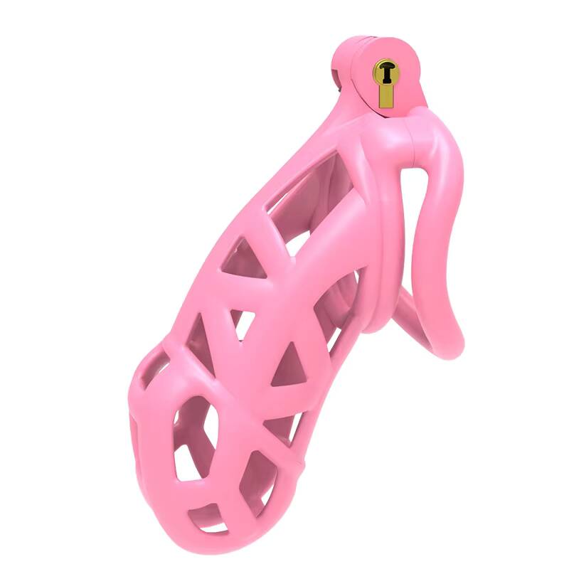 A and B Generations of Snake pink Breathable Chastity Lock for Men to Prevent Detachment Adult Erotic Toy
