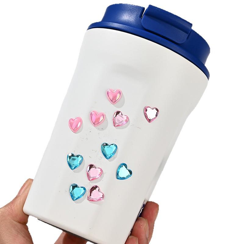 Kinder Herz Diamant 3D Acryl Aufkleber für Kindergarten Belohnungen