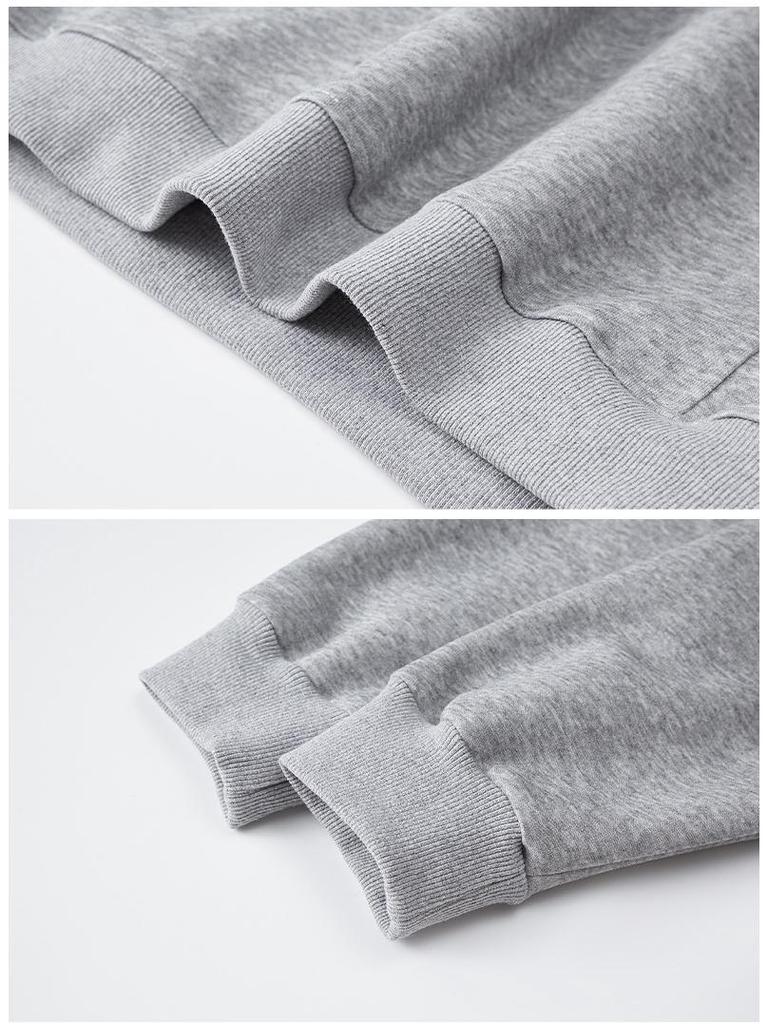 Men's Non-Slip Color Block Cotton Hoodie with Drawstring