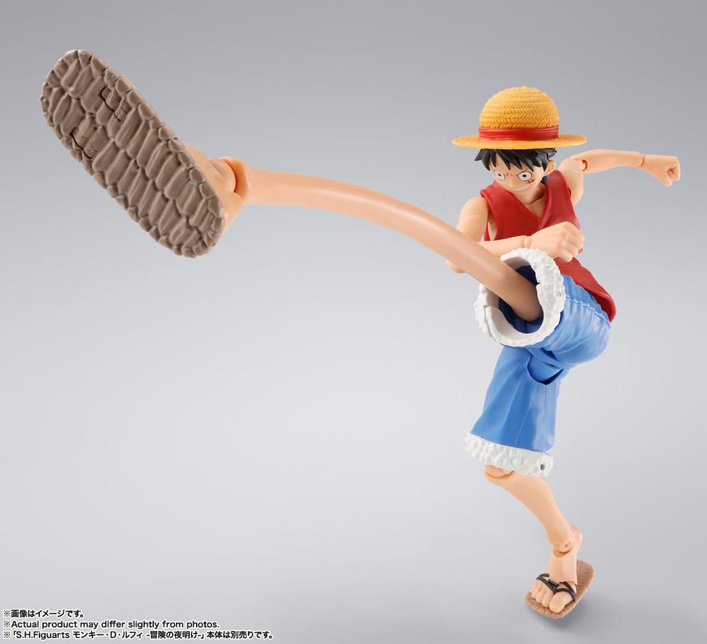 TAMASHII NATIONS S.H.Figuarts ONE PIECE Monkey D. Luffy - Dawn of Adventure - Gomu Gomu Optional Parts Set, Approx. 145mm, PVC & ABS, Pre-pa