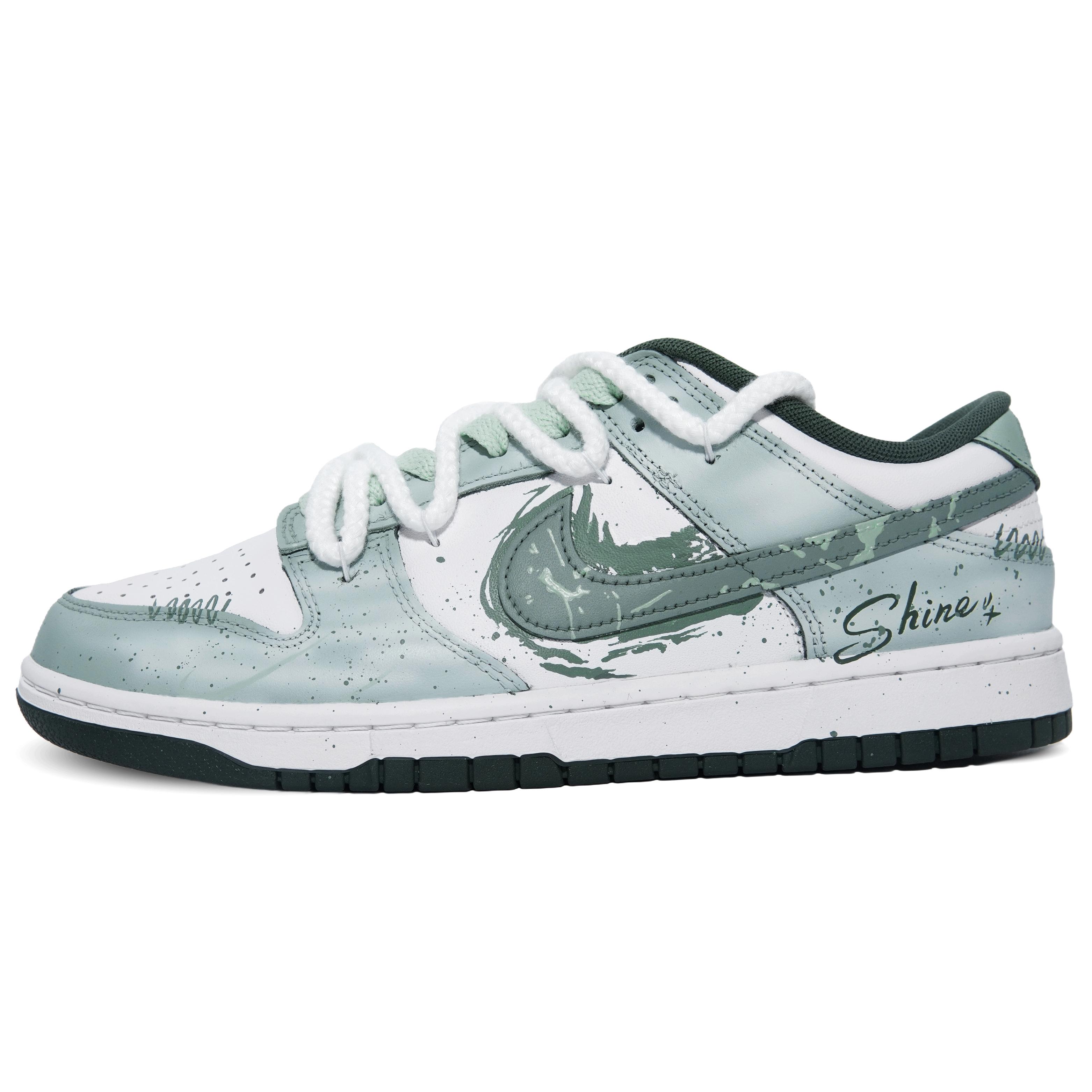 

Nike Dunk Qinglan Abrasion Resistant Low top Skateboard Shoes Unisex White Green DV0833-111(Team861-) 39