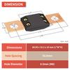 3Pcs MEGA Fuse 30A-300A High Current Bolt blade fuse 200 Amp ANM Flat Type Fuse AMG Fuse Fuse Holders1