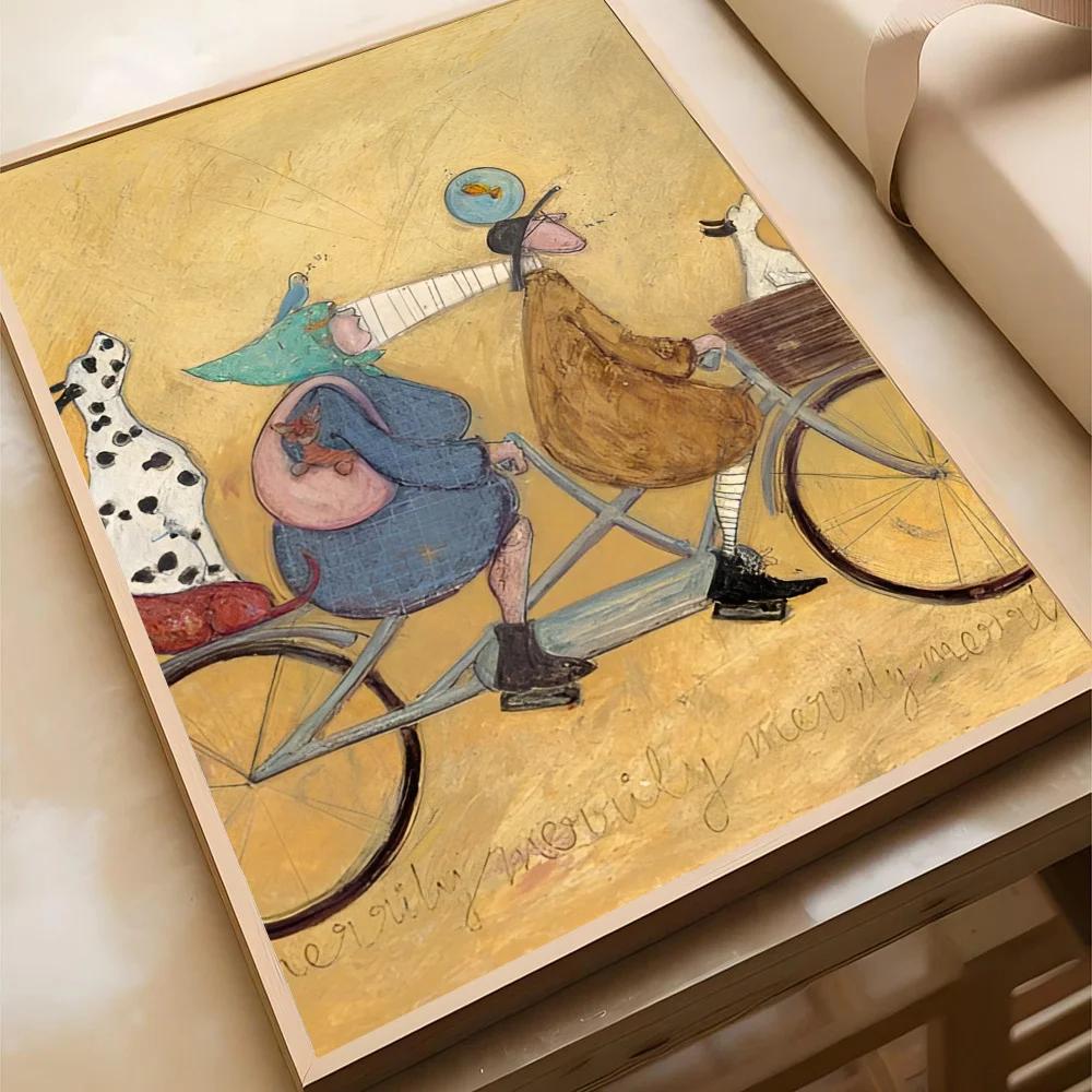 

Абстрактный пейзаж Холст Картина Постер Сэм Тофт Дом Гостиная Спальня Бар Кафе Художественный Декор домашний декор 21cm×30cm NoFrame