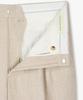MAN ON THE BOON Cotton Herringbone Two-Tuck Suit Pants_Beige 4716152009