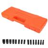 15 PCS/SET SET DRIVE   SOCKET, 1/2 Inch     Socket Tools 10-32 Mm for Garage Workshop