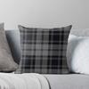 Douglas Gray Modern Tartan Plaid Pattern Throw Cushions & Pillows Without Core