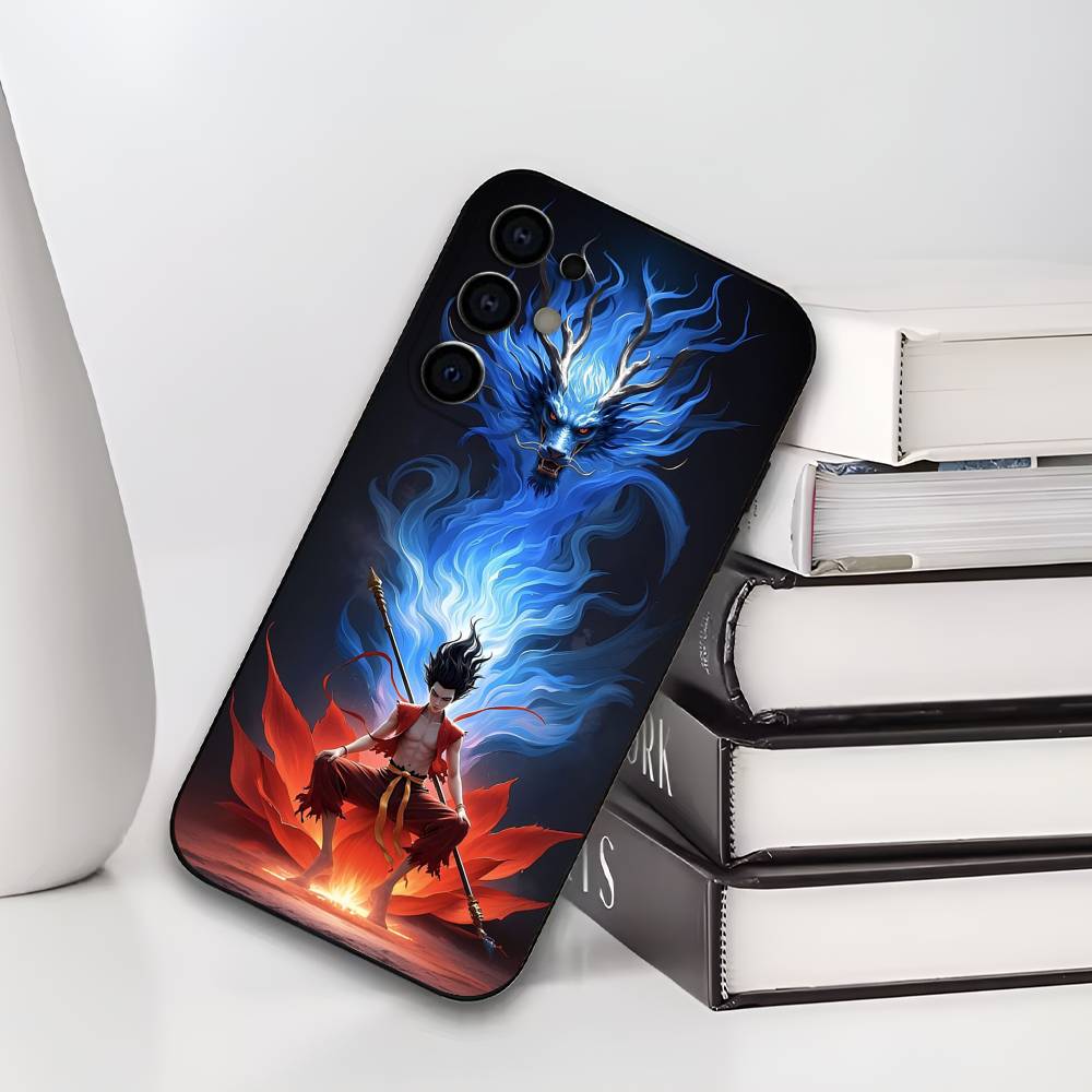 

N-Ne Z-Zha Phone Case For Samsung S25,S24,S21,S22,S23,S30,Ultra,S20,Plus,Soft Silicone Black Cover Samsung S20plus5G