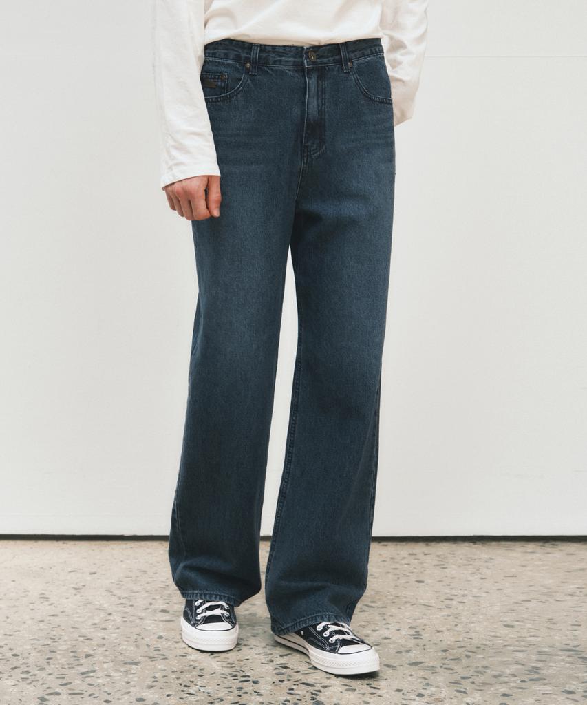 Wednesday Oasis Tailored Fade Wash Denim Pants_Medium Blue(W25-Pt23)