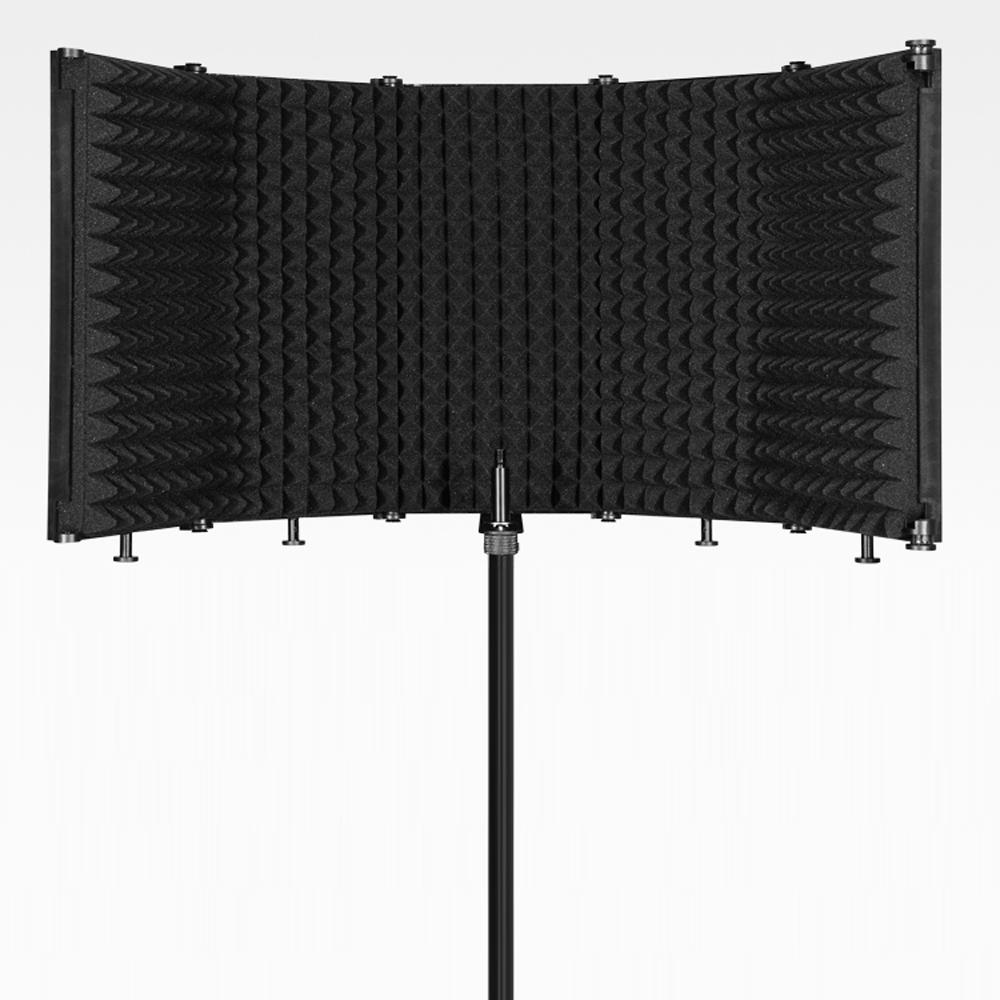 Foldable Adjustable Sound Absorbing Vocal Recording Panel Portable Isolation Microphone Shield Sound Proof Plate