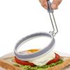 Gevrkjenp Fried Egg Ring, Fried Egg Cooker Ring - Silicone Egg Cooker Ring, 4-Inch Sandwich Mold - Pancake Mold, Food Grade Kitchen Cooking Gadget for