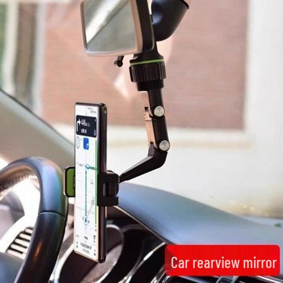 Multifunction Car Rearview Mirror Phone Holder for Large Trucks