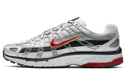 Nike P 6000 Cnpt Metallic Silver Red Women s BV1021-101 43