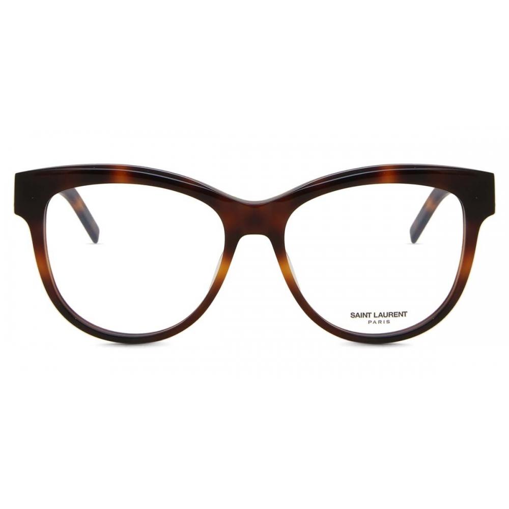 

Saint Laurent Sl M108 007 Women Eyeglasses Dark Tortoise/55