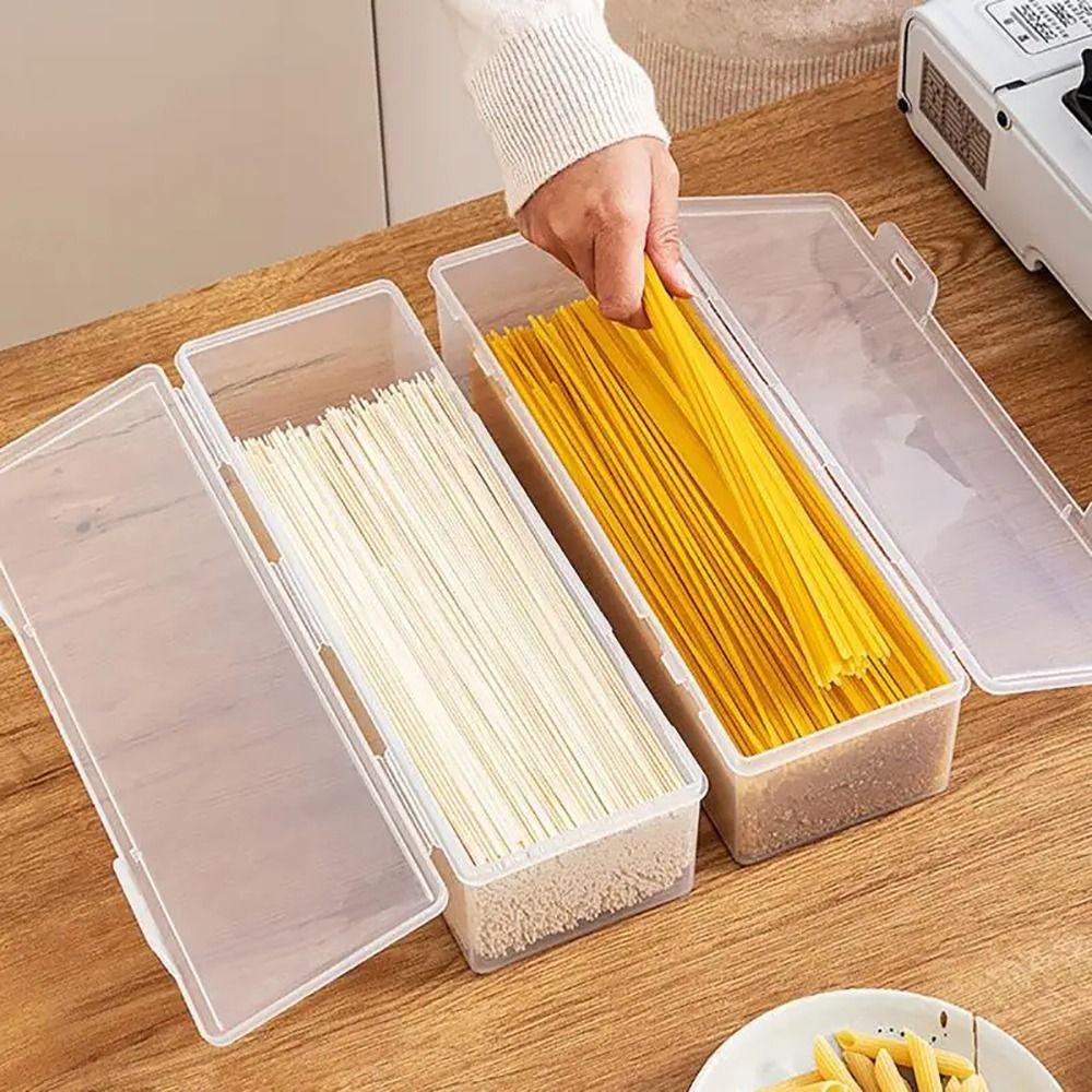 1Pcs Plastic Noodle Storage Box Multi-grain Spice Food Preservation Box Refrigerator Sealed Case