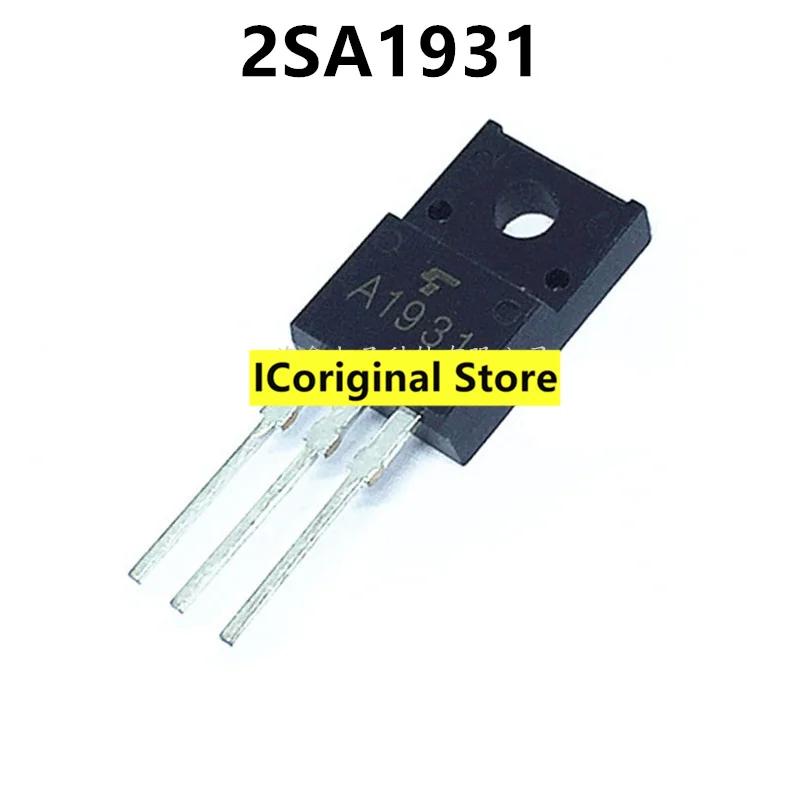 

10PCS New and original 2SA1931 A1931 TO-220F 5A 60V PNP Into the triode High current switch The integrated circuit чорний
