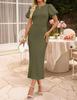 2026 Elegant Slit Slim Fit Dress for Women