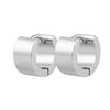 New in Trendy Minimalist Stainless Steel Hoops Ear Piercings Earrings Round for Men Woman Waterproof Vintage Jewelry Decoration